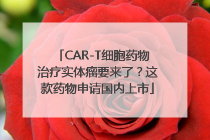 CAR-T细胞药物治疗实体瘤要来了？这款药物申请国内上市